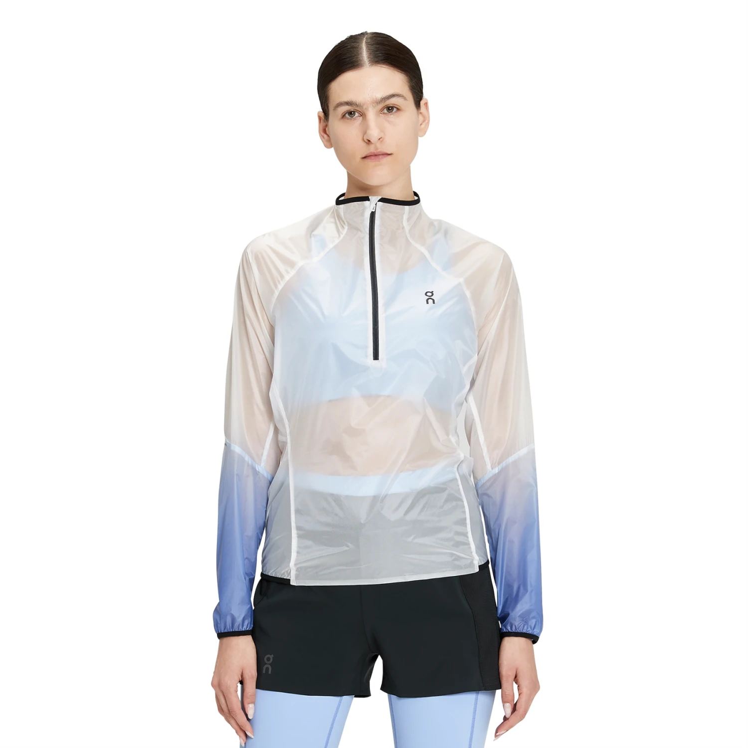 On Running On Zero Jacket Women - Undyed-White & Cobalt 1 On Running On Zero Jacket Women - Undyed-White & Cobalt
